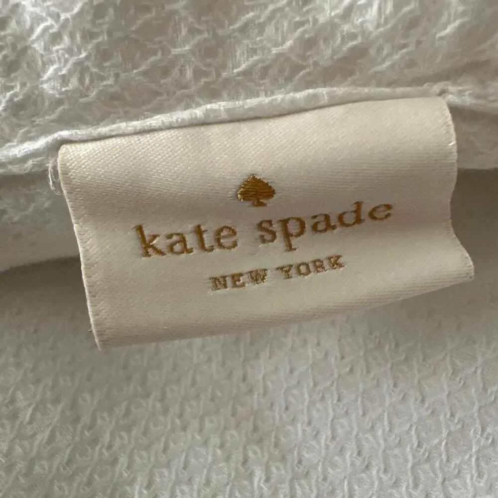 Twin Kate Spade Candy Stripe Comforter Brightly Colored with White Background